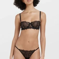 Bluebella Set: Audrey Black Bra & Brief