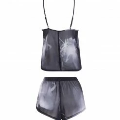 Bluebella Camille Cami And Short Set Black/White