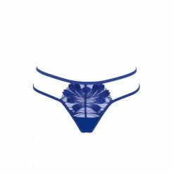 Bluebella Colette Thong Surf The Web Blue Lingerie