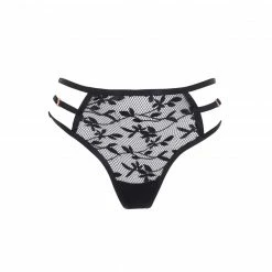 Bluebella Dana High-Waist Thong Black