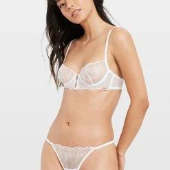 Bluebella Set: Irena White Bra & Brief