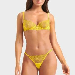 Bluebella Set: Irena Blazing Yellow Bra & Brief