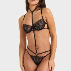 Bluebella Set: Lana Black Bra & Brief 8 Bluebella Set: Lana Black Bra & Brief