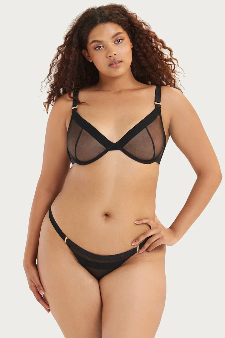Bluebella Set: Lilia Black Bra & Brief 5 Bluebella Set: Lilia Black Bra & Brief