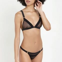 Bluebella Set: Lilia Soft Black Bra & Brief 6 Bluebella Set: Lilia Soft Black Bra & Brief