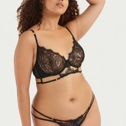 Bluebella Set: Lumi Black Bra & Thong