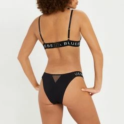 Bluebella Set: Mabel Black/White Bra & Brief