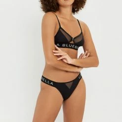 Bluebella Set: Mabel Black/White Bra & Brief