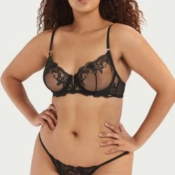 Bluebella Set: Marseille Black Bra & Brief