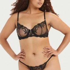 Bluebella Set: Marseille Black Bra & Brief