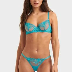 Bluebella Set: Marseille Peacock Blue Bra & Brief