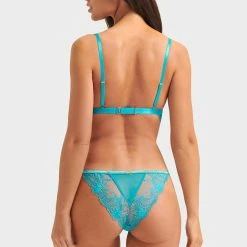 Bluebella Bra & Brief Set: Marseille Soft Peacock Blue