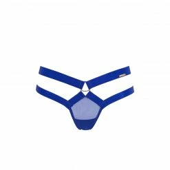 Bluebella Miriam ECO Thong Surf The Web Blue Lingerie