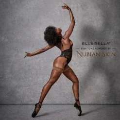 Bluebella Hosiery Plain Leg/Lace Top Hold Ups Caramel