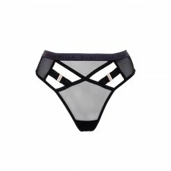 Bluebella Oslo High-Waist Thong Black