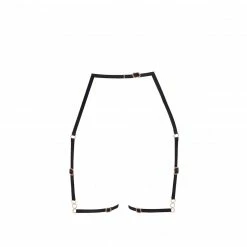 Bluebella Rafaela Thigh Harness Black Lingerie