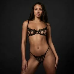 Bluebella Sapphira Thong Black 20 Bluebella Sapphira Thong Black