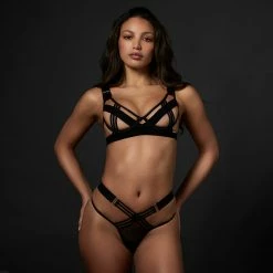 Bluebella Sutton Thong Black