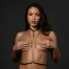 Bluebella Theodora Chain Harness Black/Gold