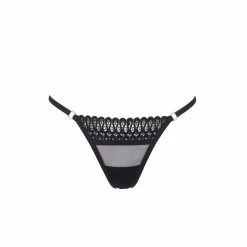 Bluebella Tallulah Thong Black