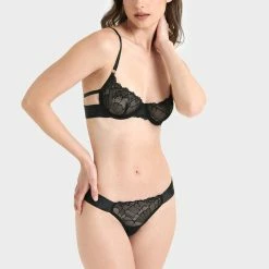 Bluebella Set: Tori Black Bra & Brief