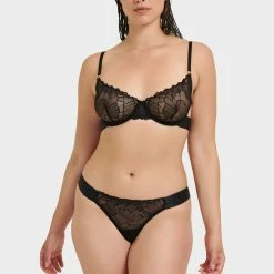 Bluebella Set: Tori Black Bra & Brief