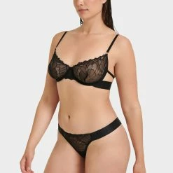 Bluebella Set: Tori Black Bra & Brief