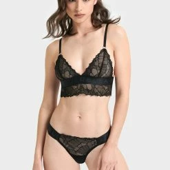 Bluebella Set: Tori Black Bra & Brief