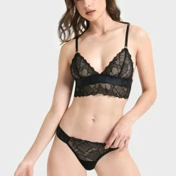 Bluebella Set: Tori Black Bra & Brief