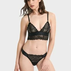 Bluebella Bra & Thong Set: Tori Black 11 Bluebella Bra & Thong Set: Tori Black