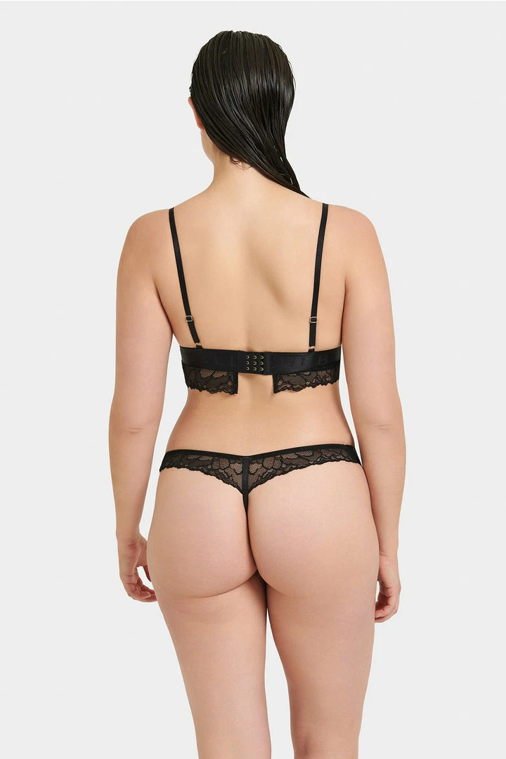 Bluebella Bra & Thong Set: Tori Black 2 Bluebella Bra & Thong Set: Tori Black