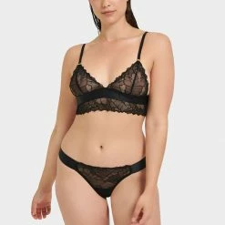 Bluebella Bra & Thong Set: Tori Black