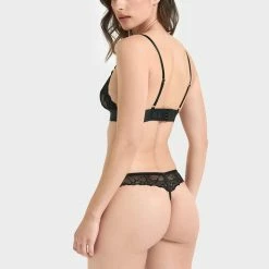 Bluebella Set: Tori Black Bra & Thong