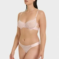 Bluebella Bra & Brief Set: Tori Pale Pink