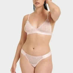 Bluebella Bra & Thong Set: Tori Pale Pink 11 Bluebella Bra & Thong Set: Tori Pale Pink