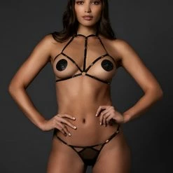 Bluebella Set: Valerian Black/Gold Bra & Brief 13 Bluebella Set: Valerian Black/Gold Bra & Brief