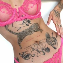 Bluebella Marseille Thong Fandango Pink